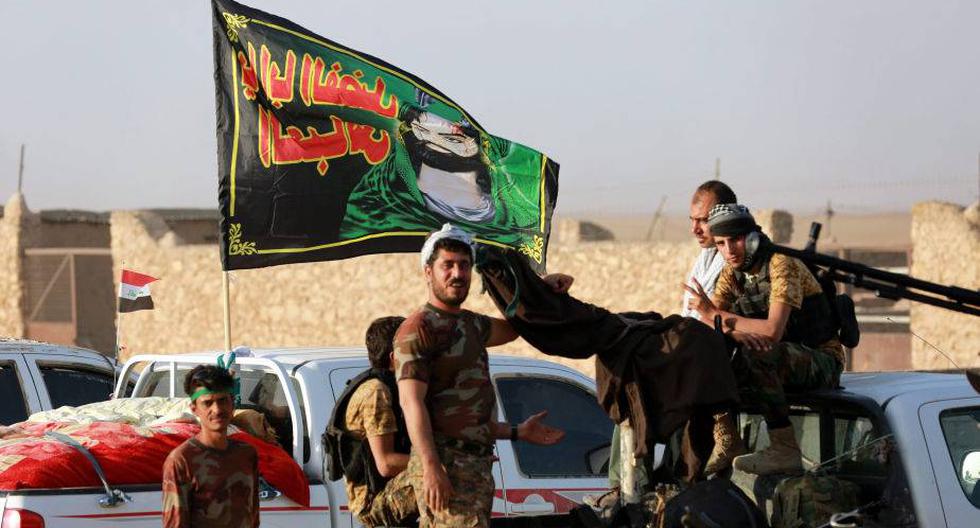 milicias chiíes iraquíes Multitud Popular en la batalla de Mosul. (Foto: EFE)