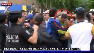 Boca vs. River: Mauro Zárate tuvo que cruzar un mar de hinchas para entrar a la Bombonera | VIDEO
