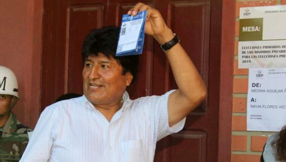 Evo Morales anima a participar en las "históricas" primarias en Bolivia. (AFP)