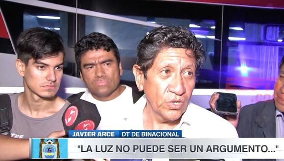 Javier Arce, DT de Binacional, lamenta el no poder enfrentar a Independiente en Juliaca. (Video: ESPN)