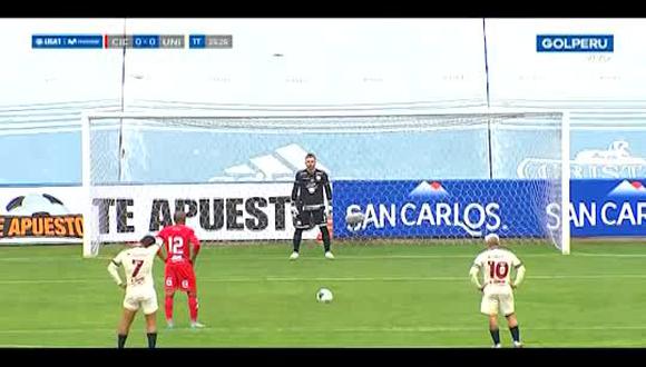 Penal y gol de Ísmodes: Universitario de Deportes vs. Cienciano (Video:GOLPERÚ)