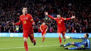 Gareth Bale se desmarcó, controló y sacó un sensacional centro para el gol de Ramsey en el Gales vs. Hungría [VIDEO]