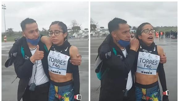 La maratonista mexicana Daniela Torres cruzó la meta y logró marca olímpica para Tokio 2020. (Foto: Facebook Enrique Hernández)