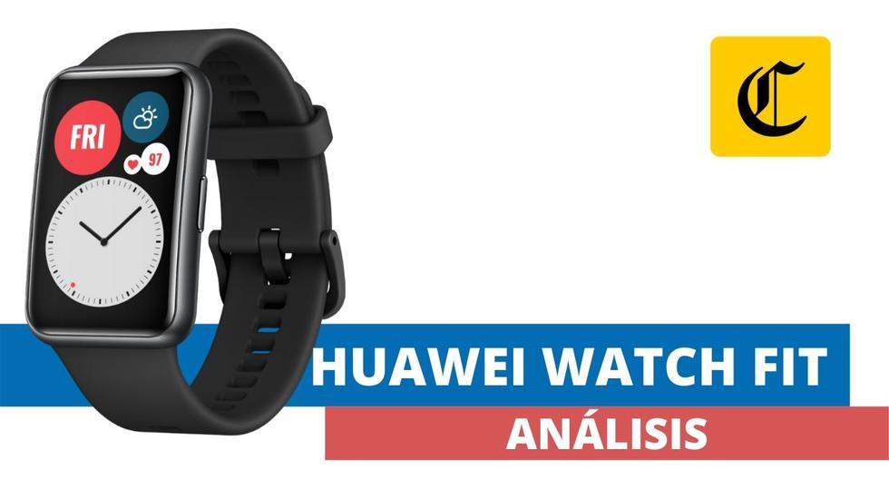 El Huawei Watch Fit es un nuevo dispositivo dedicado al monitoreo de los ejercicios y diferentes actividades físicas, disponible ya en el mercado peruano. (El Comercio)