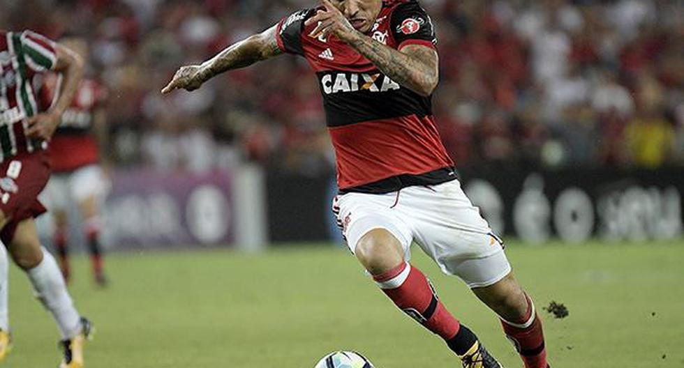 Todo hace indicar que Paolo Guerrero estaría apto para disputar el partido de Flamengo ante Gremio este domingo. (Foto: Getty Images)