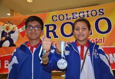 Escolares ganan medalla de oro y plata en concurso de matemática