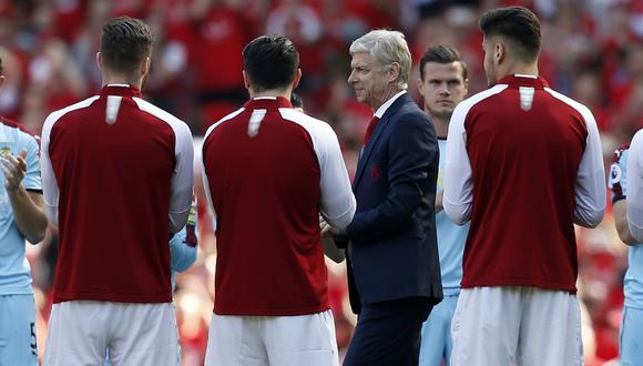 YouTube: Wenger recibió homenaje en su último duelo en el Emirates con el Arsenal. (Foto: AFP)