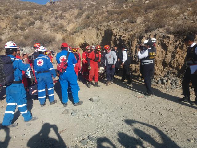 Arequipa: falleció el joven que cayó a un socavón en mina abandonada