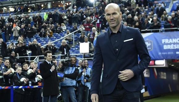 Zinedine Zidane es candidato para dirigir a PSG. (Foto: AFP)