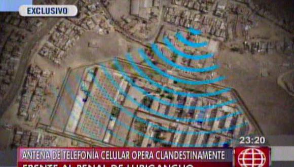 Detectan antena para celular frente al penal de Lurigancho