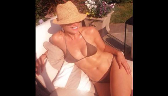 Jennifer López luce su espectacular figura a los 44 años