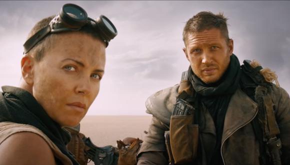 Charlize Theron se sintió “amenazada” por Tom Hardy cuando filmaron “Mad Max: Fury Road”. (Foto: Warner Bros. Pictures)