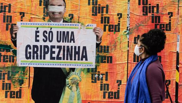 La "gripecita" a la que se refiere Jair Bolsonaro ha dejado ya más de 595.000 fallecidos en Brasil. (Foto: FÁBIO VIEIRA/FOTORUA / ZUMA PRESS / CONTACTOPHOTO vía Europa Press)
