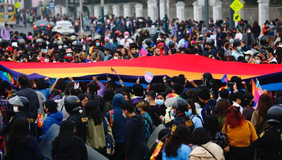 Se trata de la primera Marcha del Orgullo desde que se inició la pandemia del COVID-19 y la número 20 en la historia del Perú |Foto: Hugo Curotto / @photo.gec