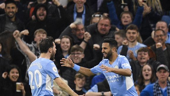Manchester City goleó 3-0 a Brighton por la fecha 30 de la Premier League en el Etihad Stadium. (Foto: AFP)