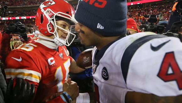 Patrick Mahomes de los Chiefs será protagonista del duelo en el Super Bowl  2020 ante los 49ers. El duelo será en el lHard  Rock Stadium de Miami. (AFP)