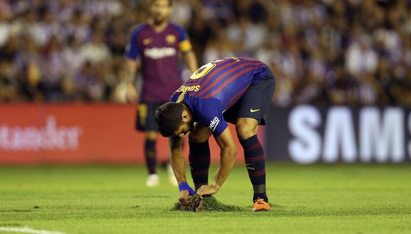 Barcelona vs. Valladolid: la foto viral del Estadio José Zorrilla que remece las redes sociales. (Foto: AFP)