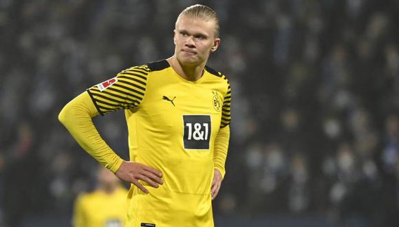 Erling Haaland tiene contrato con Borussia Dortmund hasta mediados del 2024. (Foto: AFP)