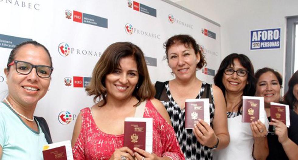 Profesores peruanos viajan a USA. (Foto: Andina)