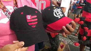 River Plate vs Flamengo: Comerciantes estuvieron presentes en el banderazo de Flamengo