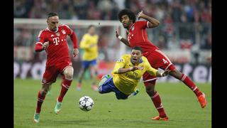 Las mejores imágenes del intenso partido entre Bayern y Arsenal