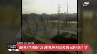 Reportan enfrentamientos entre barristas de Alianza Lima y la ‘U’ en tres distritos
