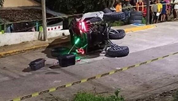 Una adolescente muere tras volcar el coche que le regalaron por su cumpleaños. (Foto: @Veracruzlnforma)