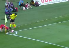 YouTube: jugador puso la cara para salvar balón que terminó en gol
