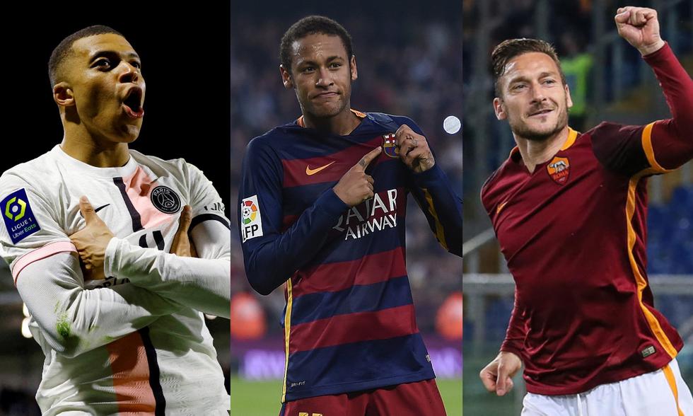 Mabppé, Neymar, Totti y los cracks que rechazaron ofertas del Real Madrid