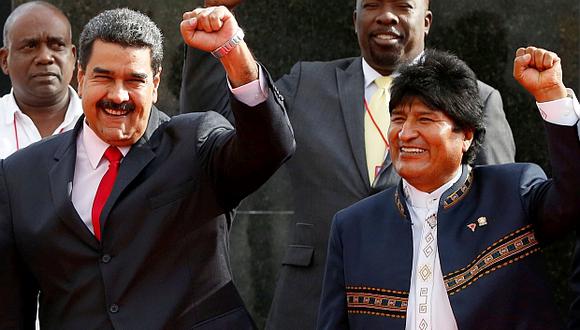 "Nosotros tenemos soberanía, tenemos dignidad, vamos a luchar", dijo el presidente boliviano Evo Morales en defensa de su homólogo venezolano Nicolás Maduro. (Foto: Reuters)