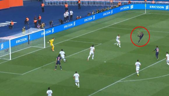 YouTube: Mbappé marcó golazo de volea. (Foto: Captura de video)