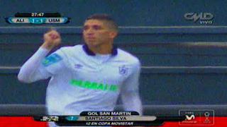 Santiago Silva puso el empate de la San Martín con un golazo
