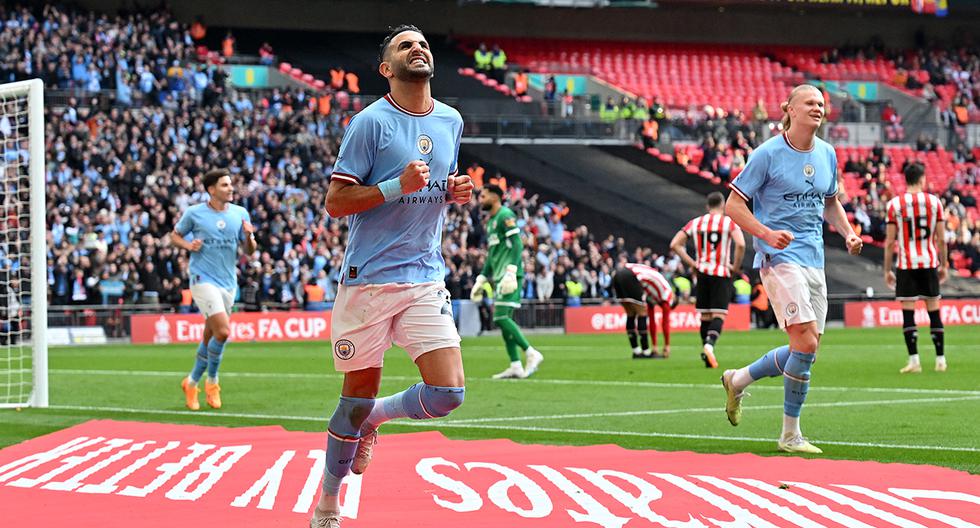 Manchester City y Sheffield United se enfrentaron por la semifinal de la FA Cup. | AFP