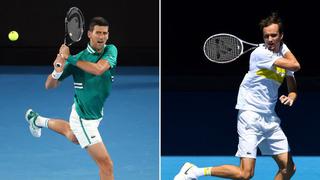 Djokovic vs. Medvédev, por el título del Australian Open 2021: día, horarios y canales de la final