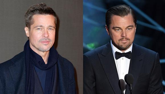 Actores Brad Pitt y Leonardo DiCaprio. (Foto: Agencias)