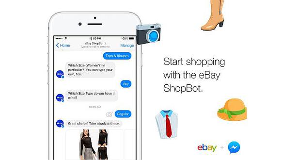 Ya puedes comprar en eBay a través de Facebook Messenger
