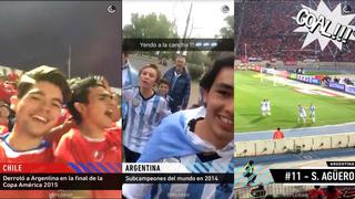 Snapchat vibró al ritmo del partido Chile vs. Argentina [FOTOS]