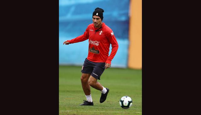 El último entrenamiento de la selección peruana con Paolo Guerrero y previo al duelo frente a Costa Rica. (Foto: Daniel Apuy - GEC)