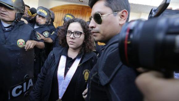Fiscal Rocío Sánchez acusó a Zoraida Ávalos de querer obstruir su investigación. (Foto: archivo GEC)