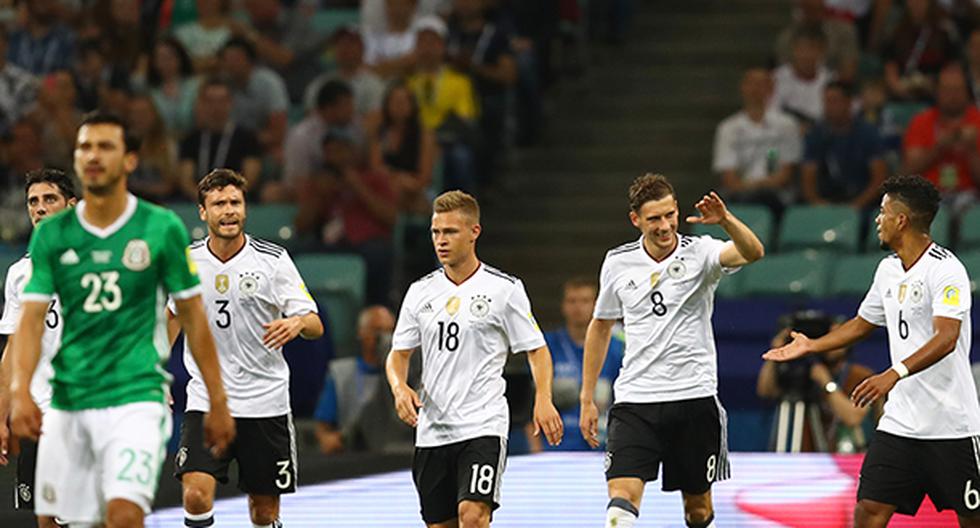 México no pudo ante un Alemania poderosa que no llegó con sus máximas estrellas a la Copa Confederaciones. El campéon del mundo enfrentará a Chile en la final. (Foto: Getty Images)