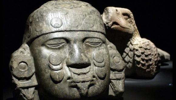 Esculturas aztecas. (Foto: STAN HONDA / AFP)