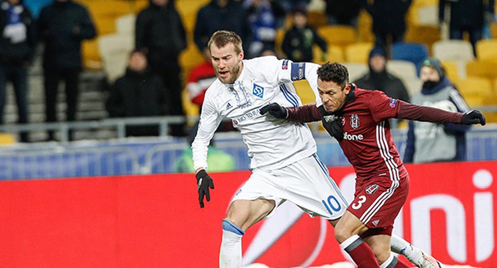 Besiktas no pudo contener al Dinamo Kiev en la Champions League (Foto: EFE)
