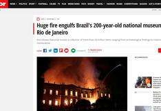 Así informó la prensa mundial sobre el incendio en el museo de Río | FOTOS