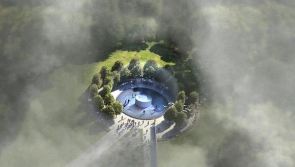 Artista diseña la mayor purificadora de aire del mundo