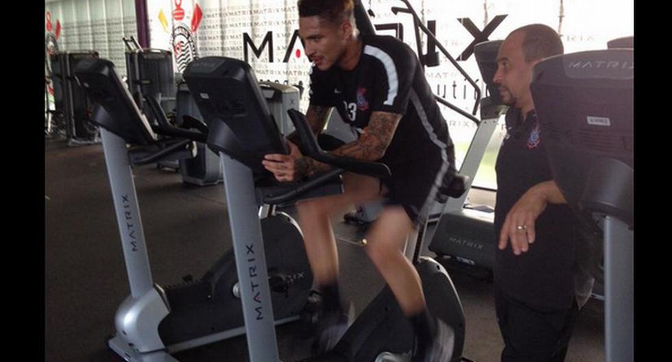 Paolo Guerrero volvió a entrenar con el Corinthians (@Corinthians)