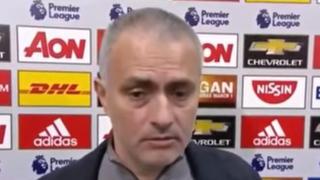 José Mourinho acabó entrevista porque no le gustó una pregunta