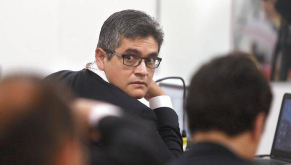 El fiscal José Domingo Pérez responsabilizó al fiscal de la Nación, Pedro Chávarry, de la postergación de la firma del acuerdo con Odebrecht. (Foto: César Campos/GEC)