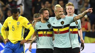 Bélgica derrotó 1-0 a Suecia y avanzó a los octavos de final