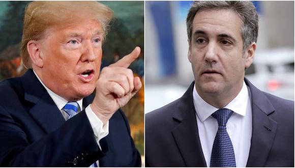 Trump arremete contra su ex abogado Michael Cohen por la grabación sobre silenciar un pago (Foto: Reuters / AP)