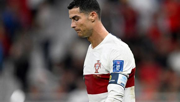 Cristiano Ronaldo fue suplente e ingresó en la segunda parte, pero no gravitó mucho. (Foto: AFP)